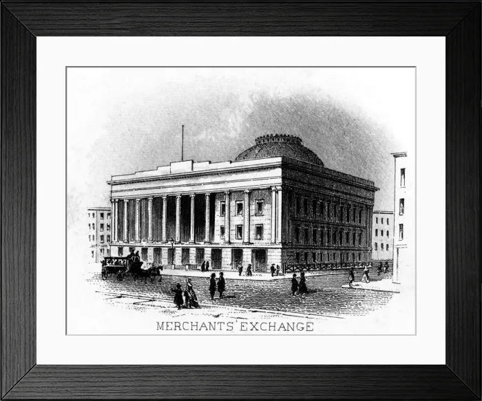 Framed Print : Merchants Hall, New York City, USA Framed Print : Merchants Hall, New York City, USA