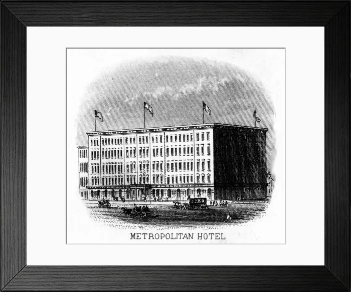 Framed Print : Metropolitan Hotel, New York City, USA Framed Print : Metropolitan Hotel, New York City, USA