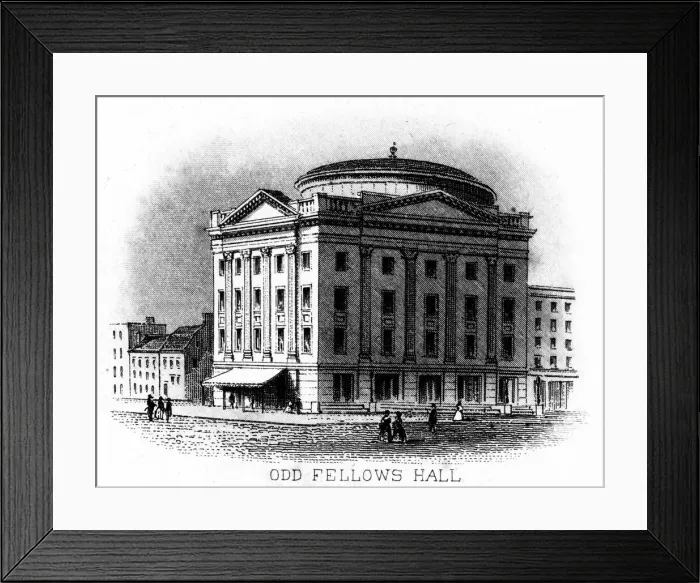Framed Print : Odd Fellows Hall, New York City, USA Framed Print : Odd Fellows Hall, New York City, USA
