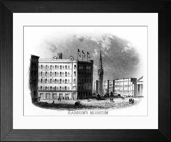 Framed Print : P T Barnums Museum, New York City, USA Framed Print : P T Barnums Museum, New York City, USA