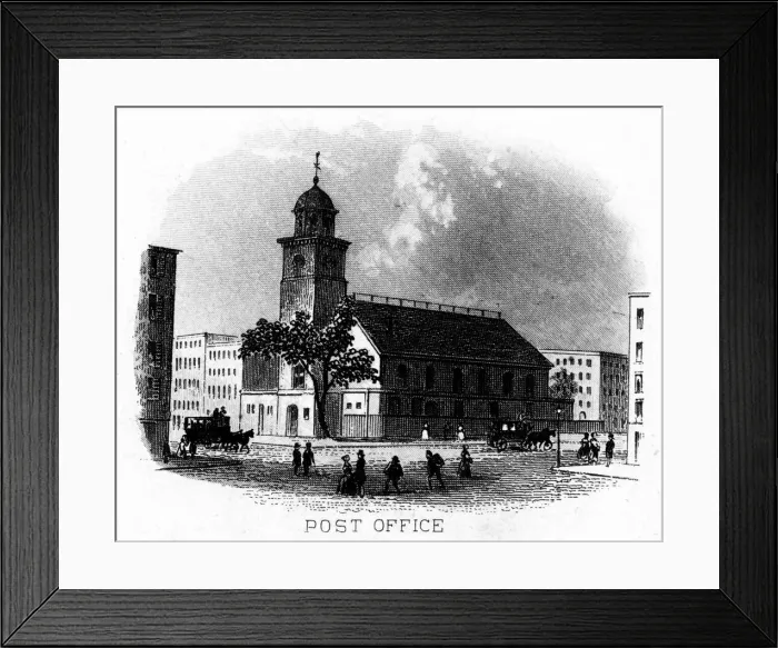 Framed Print : Post Office, New York City, USA