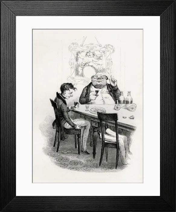 Framed Print : Illustration, an Epicurean Framed Print : Illustration, an Epicurean