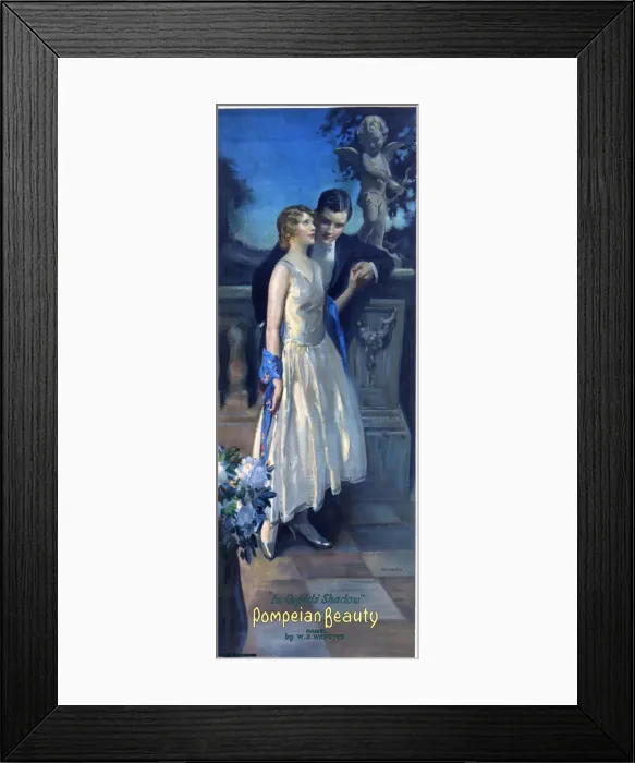 Framed Print : Advertising panel, Pompeian Soap Framed Print : Advertising panel, Pompeian Soap