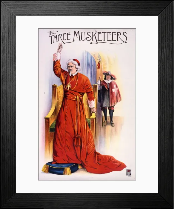 Framed Print : Poster, Alexandre Dumass The Three Musketeers