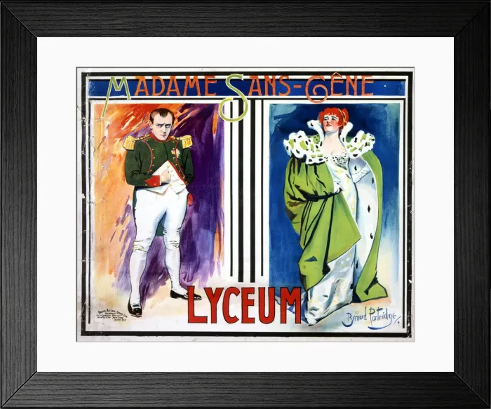 Framed Print : Poster, Madame Sans-Gene, Lyceum Theatre, London Framed Print : Poster, Madame Sans-Gene, Lyceum Theatre, London