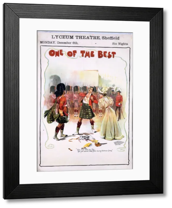 Framed Print : Poster, One of the Best, Lyceum Theatre, Sheffield Framed Print : Poster, One of the Best, Lyceum Theatre, Sheffield