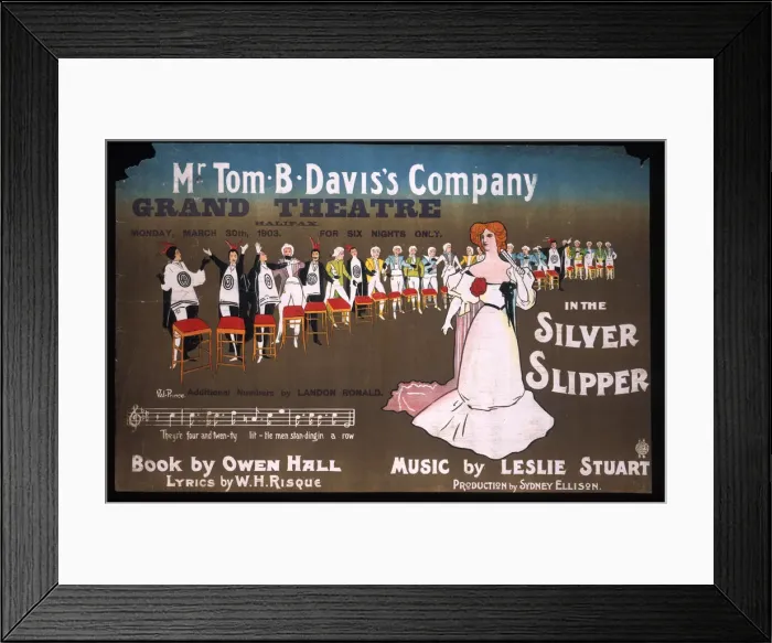 Framed Print : Poster, The Silver Slipper, Grand Theatre, Halifax Framed Print : Poster, The Silver Slipper, Grand Theatre, Halifax