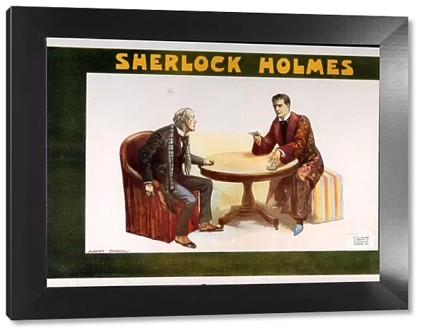 Theatre poster, William Gillette as Sherlock Holmes
