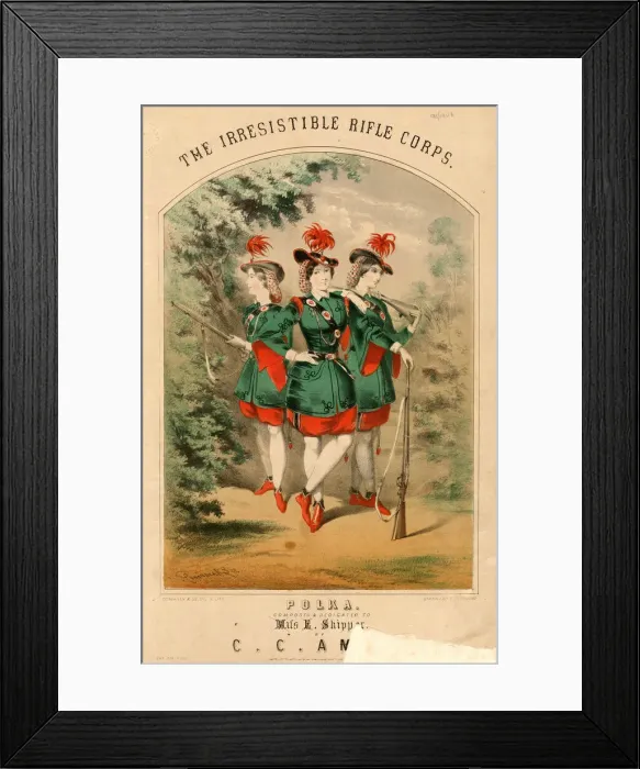 Framed Print : The Irresistible Rifle Corps Polka, by C C Amos Framed Print : The Irresistible Rifle Corps Polka, by C C Amos