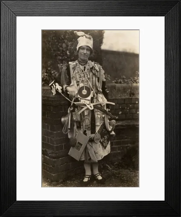 Framed Print : Lady in incredible fancy dress Framed Print : Lady in incredible fancy dress