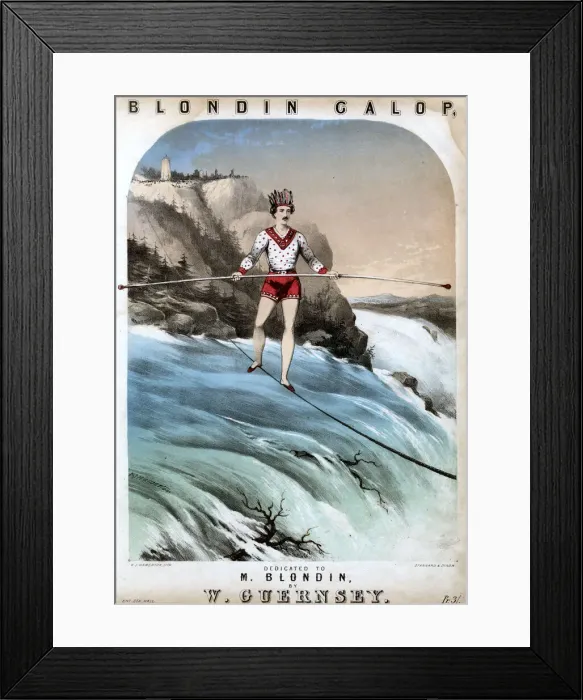 Framed Print : The Blondin Galop by W Guernsey Framed Print : The Blondin Galop by W Guernsey