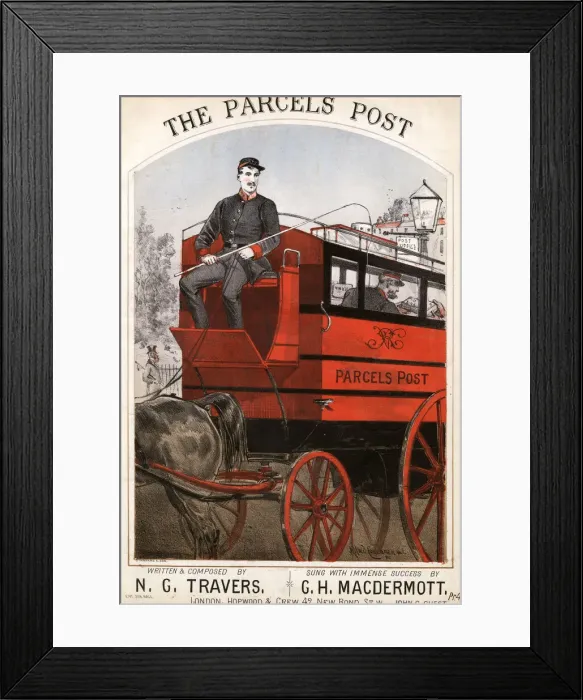 Framed Print : The Parcels Post by N G Travers