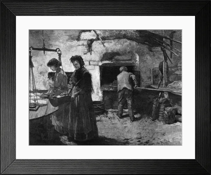 Framed Print : Bake-house in a Cornish Village by Adrian Stokes Framed Print : Bake-house in a Cornish Village by Adrian Stokes