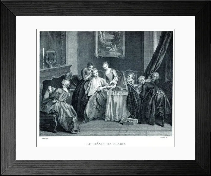 Framed Print : Anxious to Please - Le Desir De Plaire Framed Print : Anxious to Please - Le Desir De Plaire
