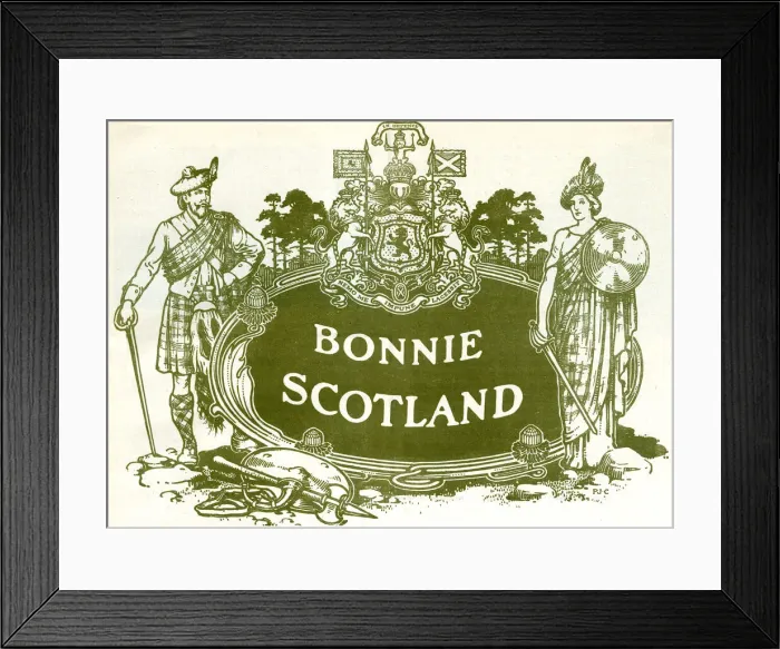 Framed Print : Bonnie Scotland, Scotlands Industrial Souvenir Framed Print : Bonnie Scotland, Scotlands Industrial Souvenir