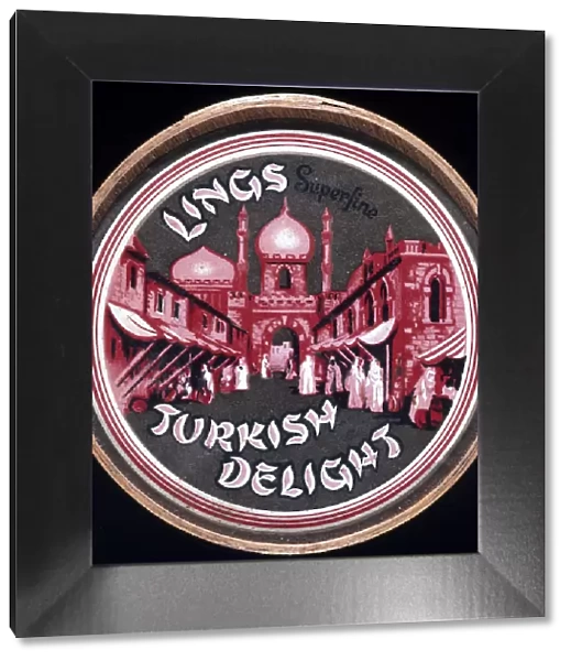 Box label, Lings Turkish Delight