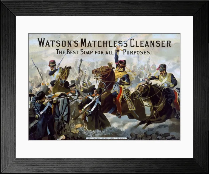 Framed Print : Advert, Watsons Matchless Cleanser Framed Print : Advert, Watsons Matchless Cleanser