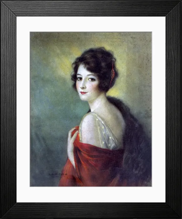 Framed Print : Christmas cracker box lid by William Haskell Coffin Framed Print : Christmas cracker box lid by William Haskell Coffin