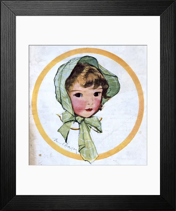 Framed Print : Country Maid by Muriel Dawson Framed Print : Country Maid by Muriel Dawson