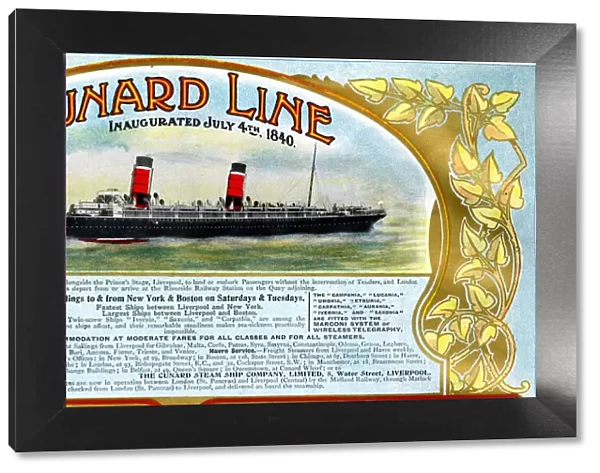 Cunard Line, Passenger Steam Ships, Liverpool