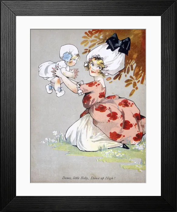 Framed Print : Dance, little Baby, Dance Up High by Agnes Richardson Framed Print : Dance, little Baby, Dance Up High by Agnes Richardson