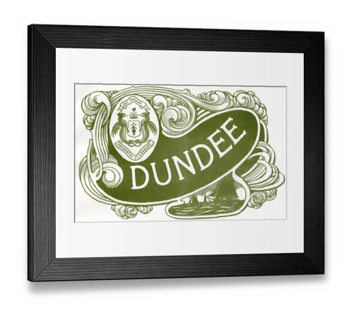Framed Print : Dundee, Scotlands Industrial Souvenir Framed Print : Dundee, Scotlands Industrial Souvenir