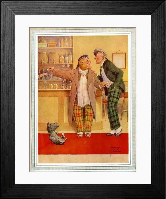 Framed Print : The Double Scotch Mans Dream Framed Print : The Double Scotch Mans Dream