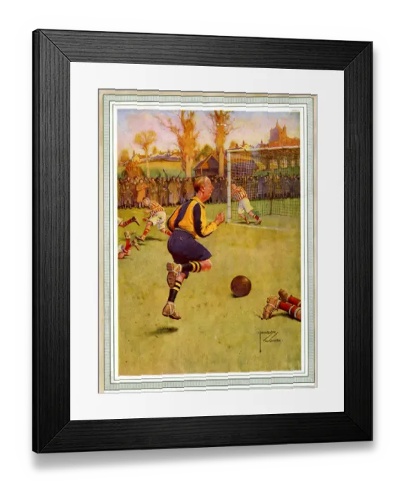 Framed Print : The Footballers Dream Framed Print : The Footballers Dream