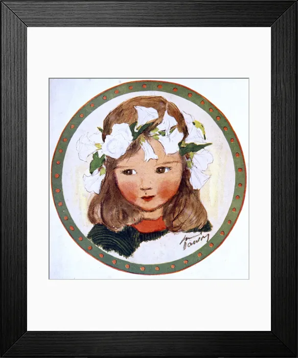 Framed Print : Little Flower Queen by Muriel Dawson Framed Print : Little Flower Queen by Muriel Dawson