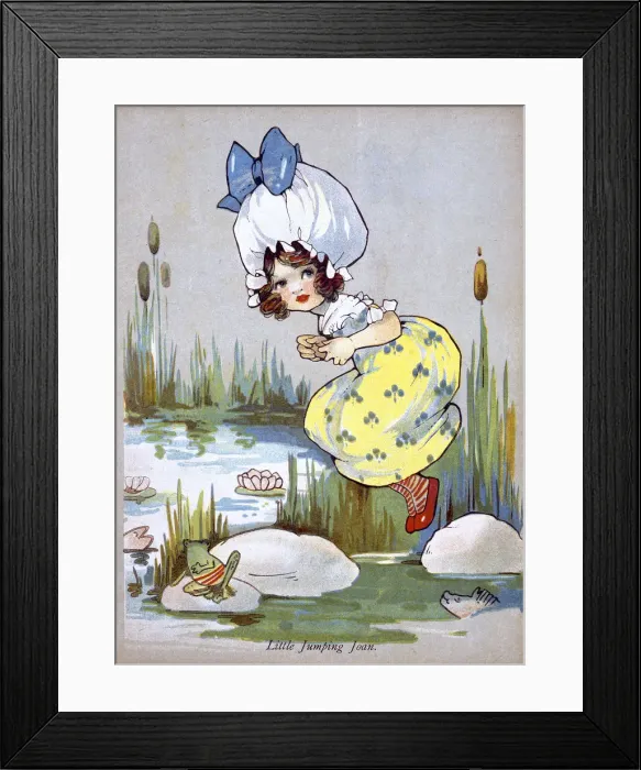 Framed Print : Little Jumping Joan by Agnes Richardson Framed Print : Little Jumping Joan by Agnes Richardson