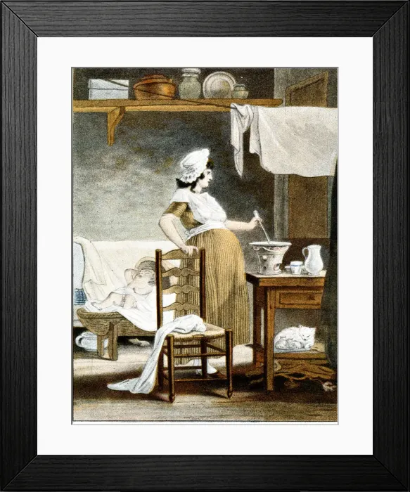 Framed Print : Joys of Married Life - Pregnant Framed Print : Joys of Married Life - Pregnant