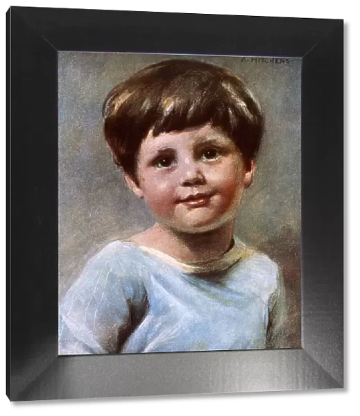 Michael - portrait of a boy by Alfred Hitchens