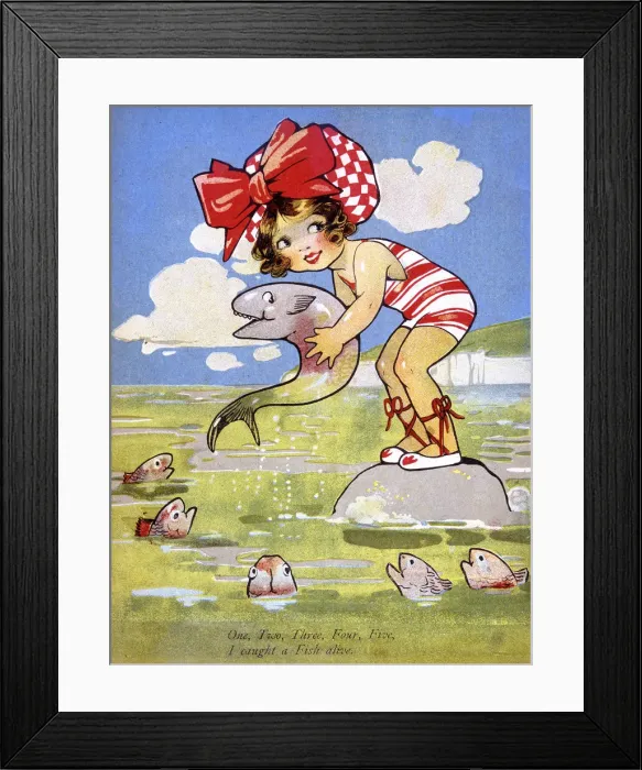 Framed Print : One, Two, Three, Four, Five, I Caught a Fish Alive Framed Print : One, Two, Three, Four, Five, I Caught a Fish Alive