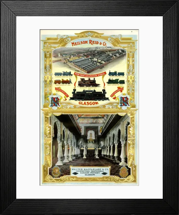 Framed Print : Advert, Neilson Reid & Co, Glasgow, Scotland Framed Print : Advert, Neilson Reid & Co, Glasgow, Scotland