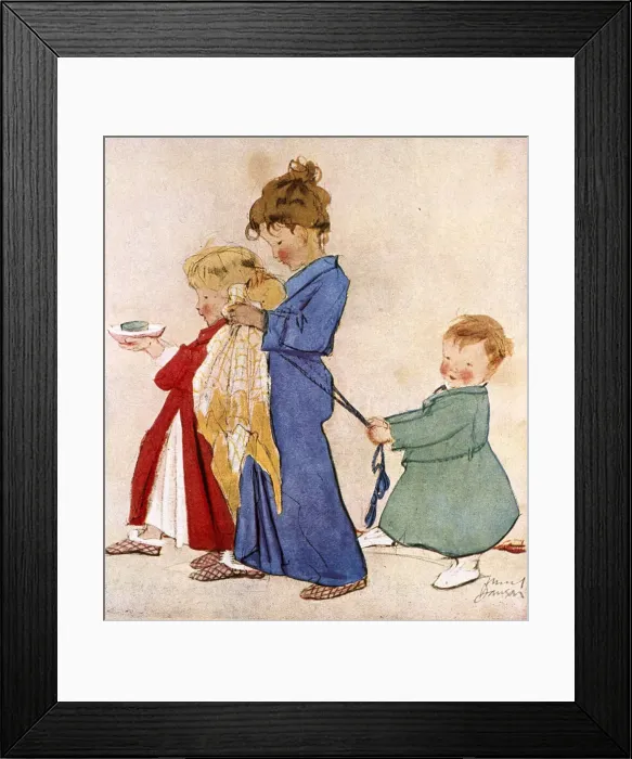 Framed Print : The Bath Parade by Muriel Dawson Framed Print : The Bath Parade by Muriel Dawson