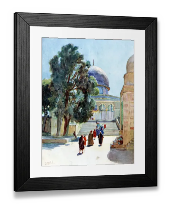 Framed Print : The Dome of the Rock, Jerusalem Framed Print : The Dome of the Rock, Jerusalem