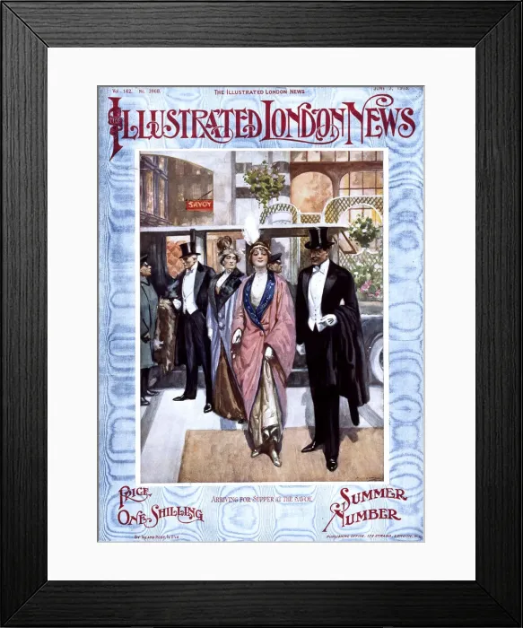 Framed Print : Front cover, Illustrated London News, Summer Number 1913 Framed Print : Front cover, Illustrated London News, Summer Number 1913