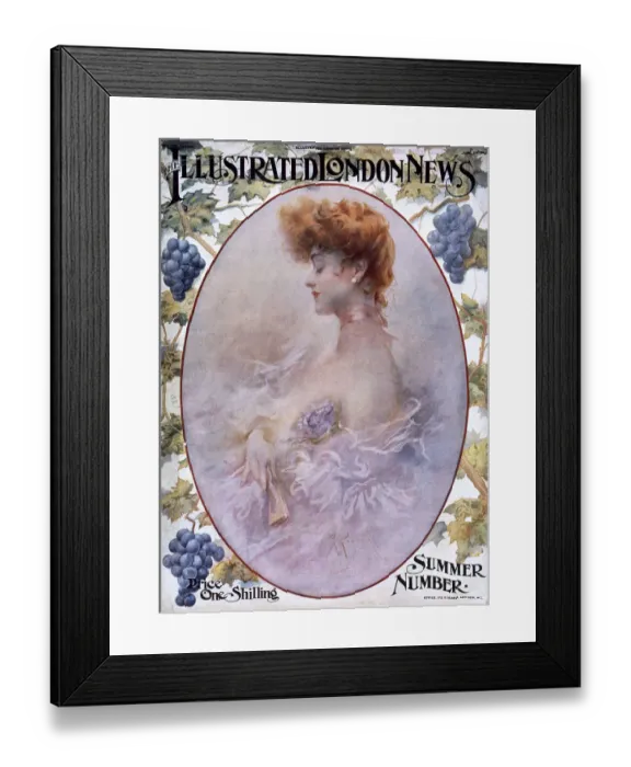 Framed Print : Front cover, Illustrated London News, Summer Number 1907 Framed Print : Front cover, Illustrated London News, Summer Number 1907