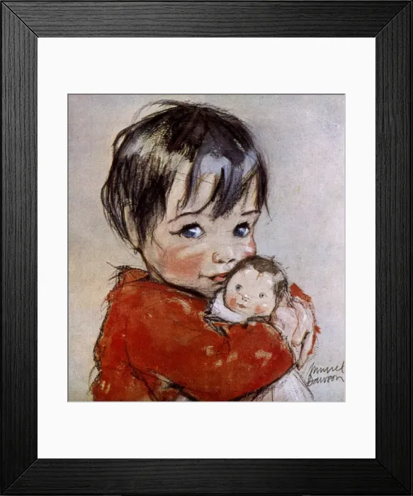 Framed Print : The Prettiest Doll in the World by Muriel Dawson Framed Print : The Prettiest Doll in the World by Muriel Dawson