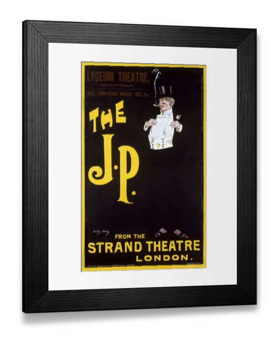 Framed Print : Poster, The J. P. from the Strand Theatre, London Framed Print : Poster, The J. P. from the Strand Theatre, London