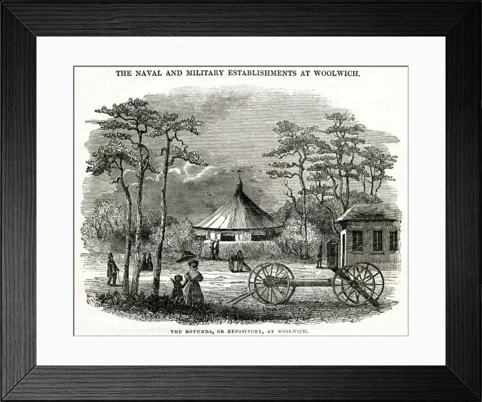 Framed Print : The Rotunda, Woolwich Common, southeast London Framed Print : The Rotunda, Woolwich Common, southeast London