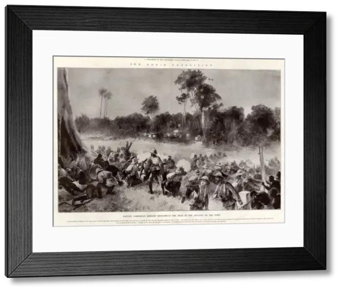 Framed Print : The Benin expedition: Captain Campbells brigade Framed Print : The Benin expedition: Captain Campbells brigade
