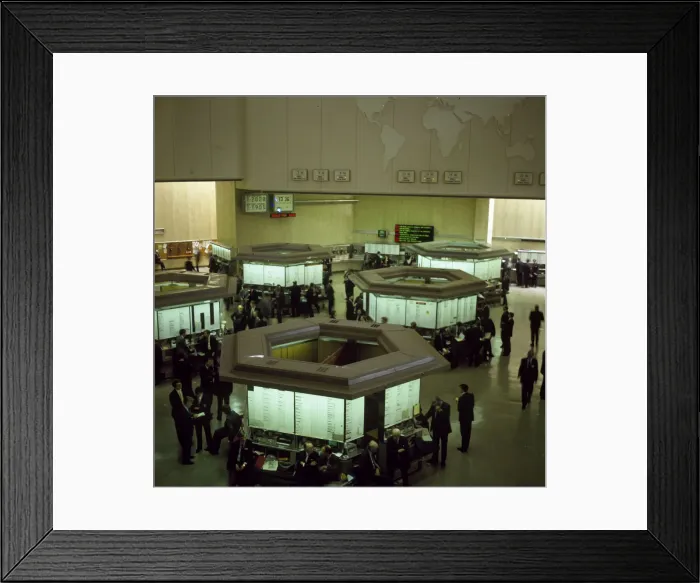 Framed Print : Interior of the London Stock Exchange Framed Print : Interior of the London Stock Exchange