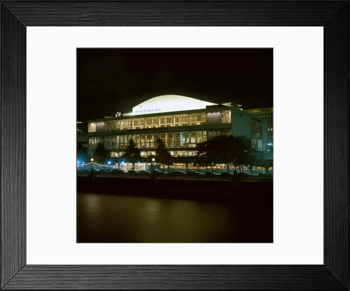 Framed Print : The Royal Festival Hall at Night - front Framed Print : The Royal Festival Hall at Night - front