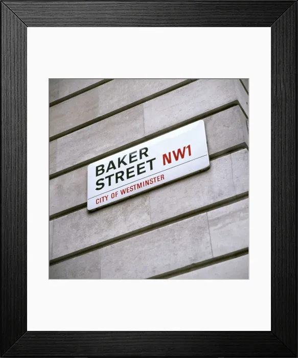 Framed Print : Baker Street, NW1, London - Street sign Framed Print : Baker Street, NW1, London - Street sign