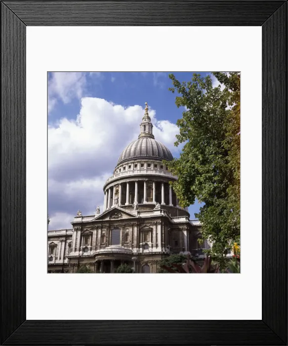 Framed Print : The dome of St. Pauls Cathedral, London Framed Print : The dome of St. Pauls Cathedral, London