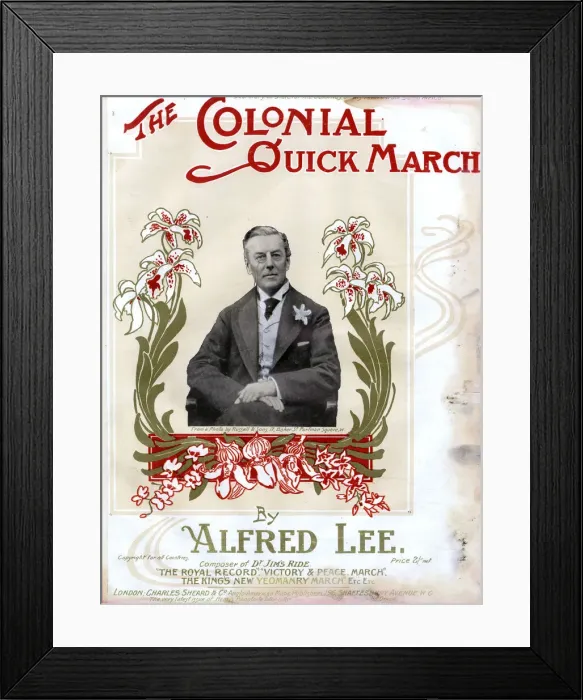 Framed Print : Original Sheet Music Cover - Public Figures Framed Print : Original Sheet Music Cover - Public Figures