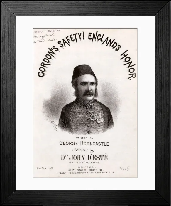 Framed Print : Original Sheet Music Cover - Public Figures Framed Print : Original Sheet Music Cover - Public Figures
