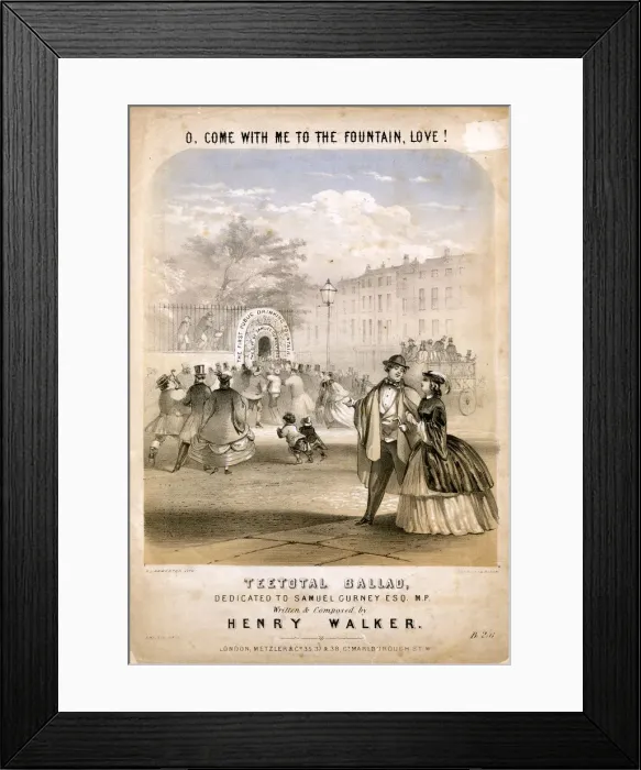 Framed Print : Original Sheet Music Cover - London Framed Print : Original Sheet Music Cover - London
