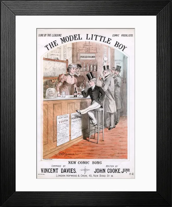 Framed Print : Original Sheet Music Cover Framed Print : Original Sheet Music Cover